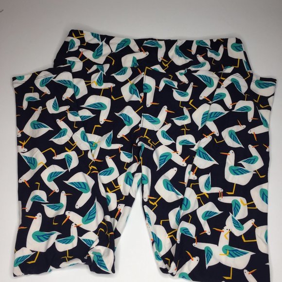 LuLaRoe NWOT T/C seagull leggings. - Picture 2 of 8